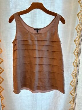 Eileen Fisher Layered Sleeveless Camisole in Dusty Rose